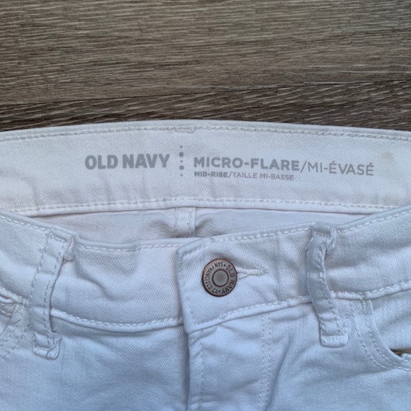 White Wide Leg Jeans - Picture 5 of 8